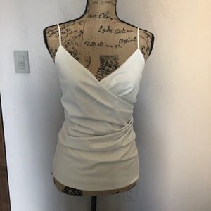 Bailey 44 Faux Leather Top